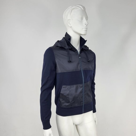 Louis Vuitton Men's Navy Color Block Technical Nylon Jacket - Picture 15 of 16